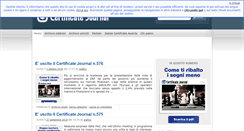 Desktop Screenshot of certificatejournal.it