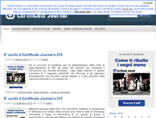 Tablet Screenshot of certificatejournal.it